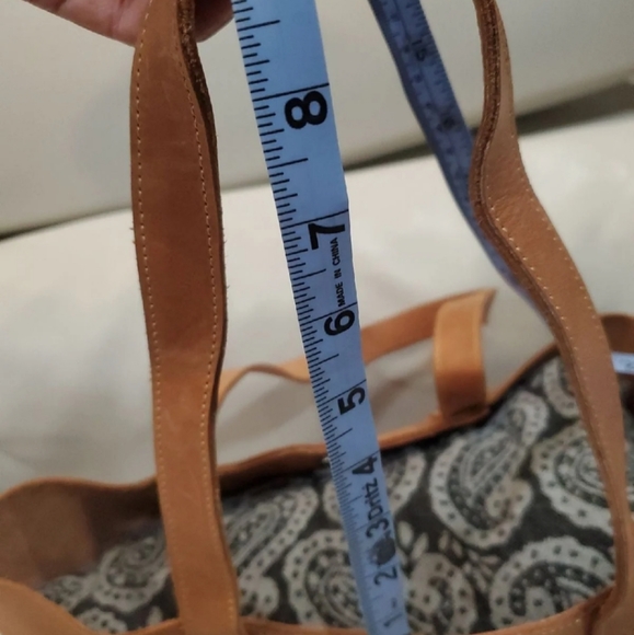 HANDMADE LEATHER LARGE TOTE. - Picture 5 of 6